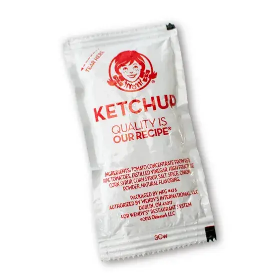 Ketchup from Wendy's