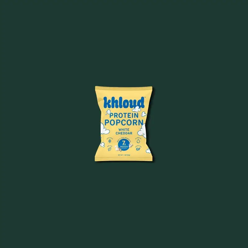 Khloud White Cheddar Protein Popcorn from Starbucks