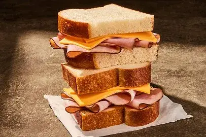 Kids Ham & American Cheese on Classic White Loaf from Panera Bread