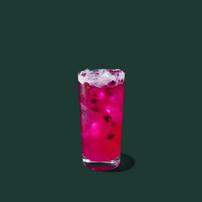 Mango Dragonfruit Lemonade Refresher from Starbucks