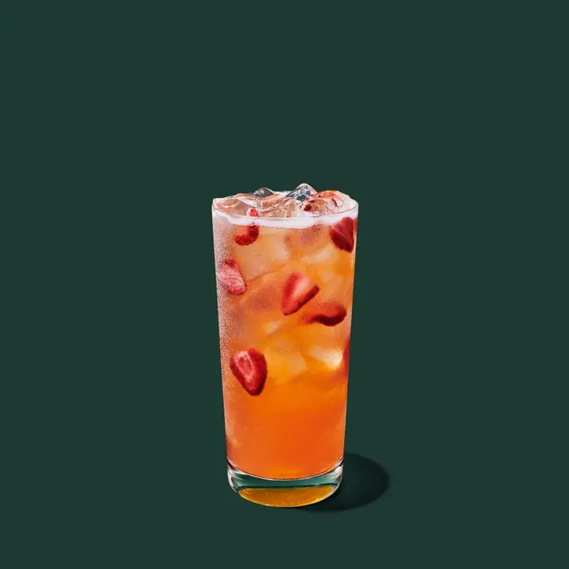 Mango Strawberry Lemonade Energy Refresher from Starbucks