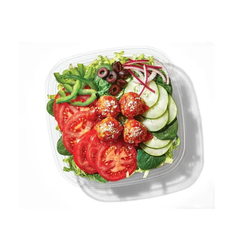 Meatball Marinara with MVP Parmesan Vinaigrette Salad from Subway