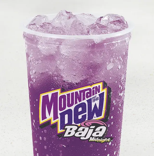 Midnight Mtn Dew Baja Blast from Taco Bell