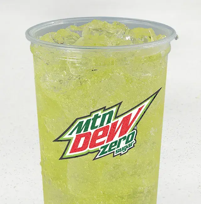 Mtn Dew Zero Sugar from Taco Bell