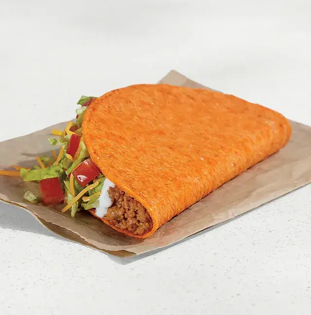 Nacho Cheese Doritos Locos Taco Supreme from Taco Bell