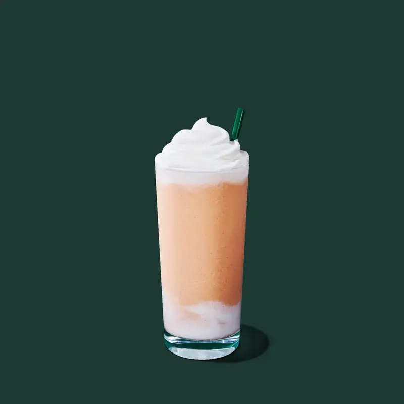 Orange Cream Frappuccino Blended Beverage from Starbucks