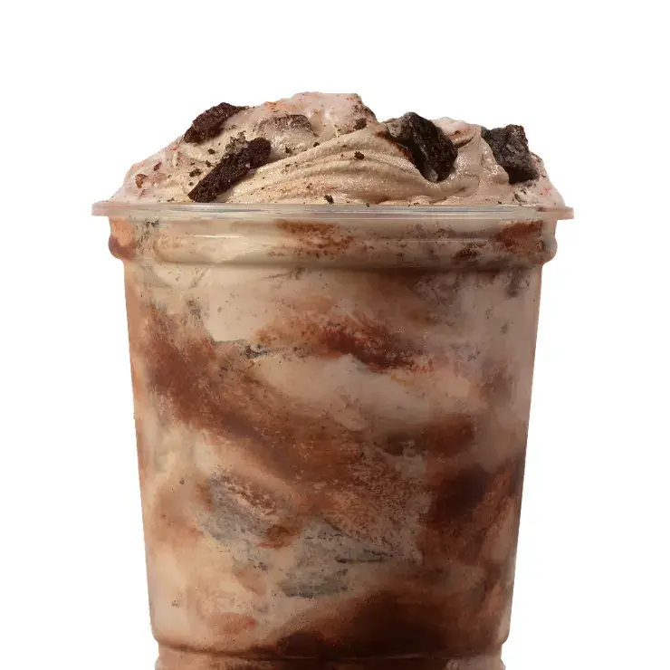 OREO Brownie Chocolate Frosty Fusion from Wendy's