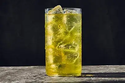 Passion Papaya Naturally Flavored Iced Green Tea from Panera Bread