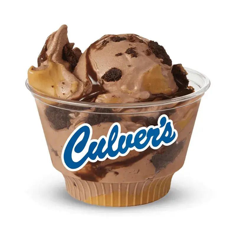 Peanut Butter Fudge Brownie Flavor of the Day from Culver's