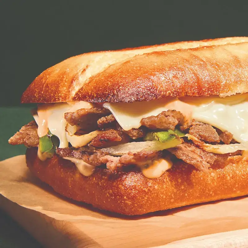 Philly Cheesesteak Oven-Toasted Sandwich from Papa Johns