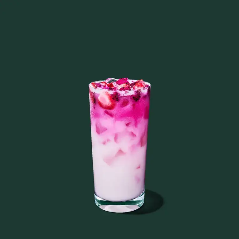 Pink Cannon Ball Energy Drink from Starbucks