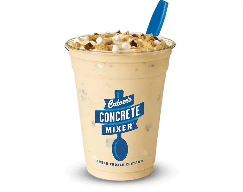 Pumpkin S'mores Concrete Mixer from Culver's