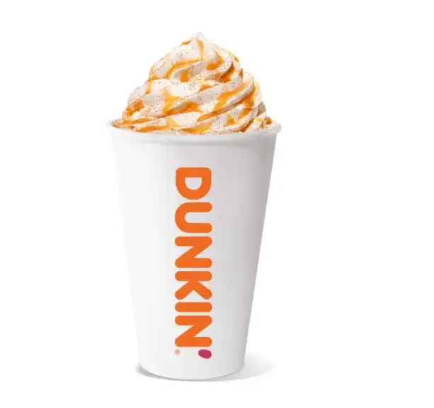 Pumpkin Spice Hot Signature Latte from Dunkin'