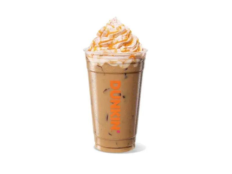 Pumpkin Spice Iced Signature Latte from Dunkin'