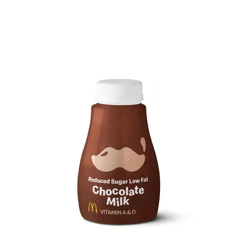 Reduced Sugar Low Fat Chocolate Milk Jug from McDonald’s