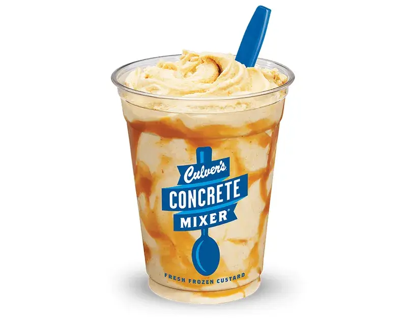 Salted Caramel Pumpkin Concrete Mixer from Culver's