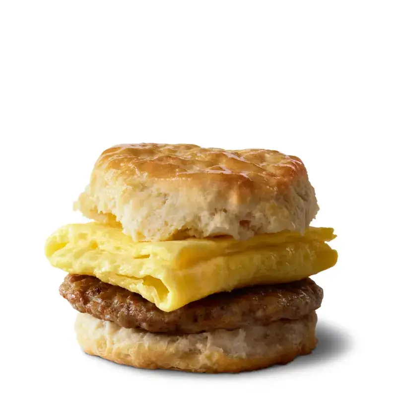 Sausage Biscuit with Egg from McDonald’s