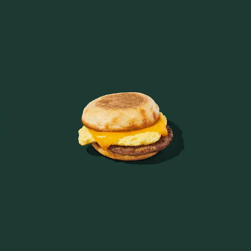 Sausage, Cheddar & Egg Sandwich from Starbucks