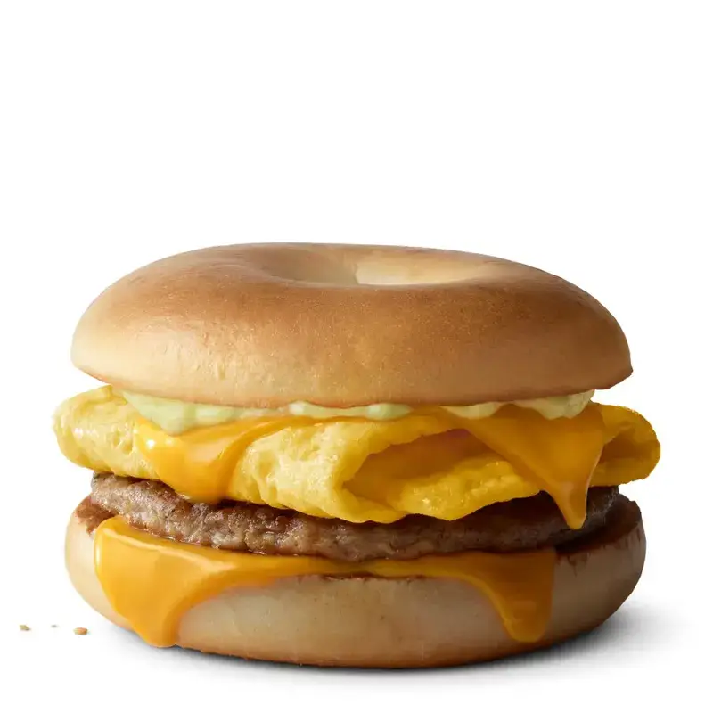 Sausage, Egg & Cheese Bagel from McDonald’s