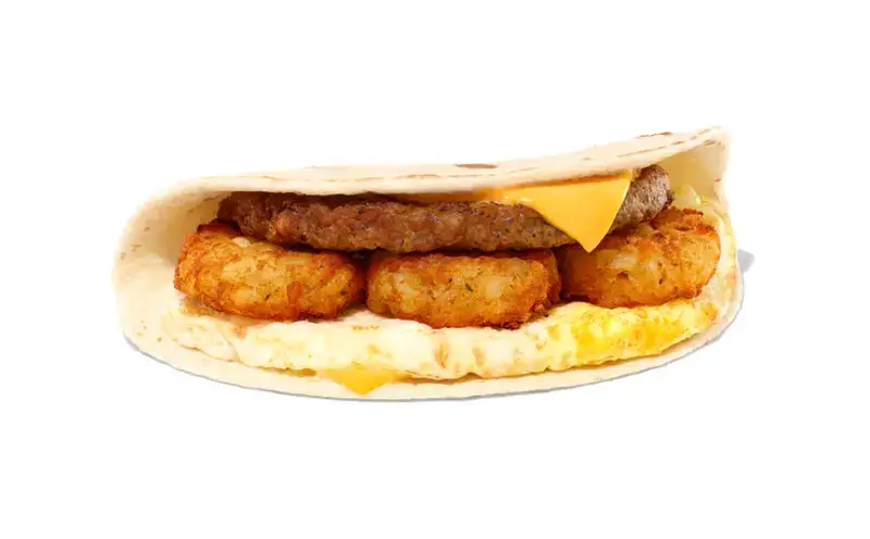 Sausage Hash Brown Wake-Up Wrap from Dunkin'