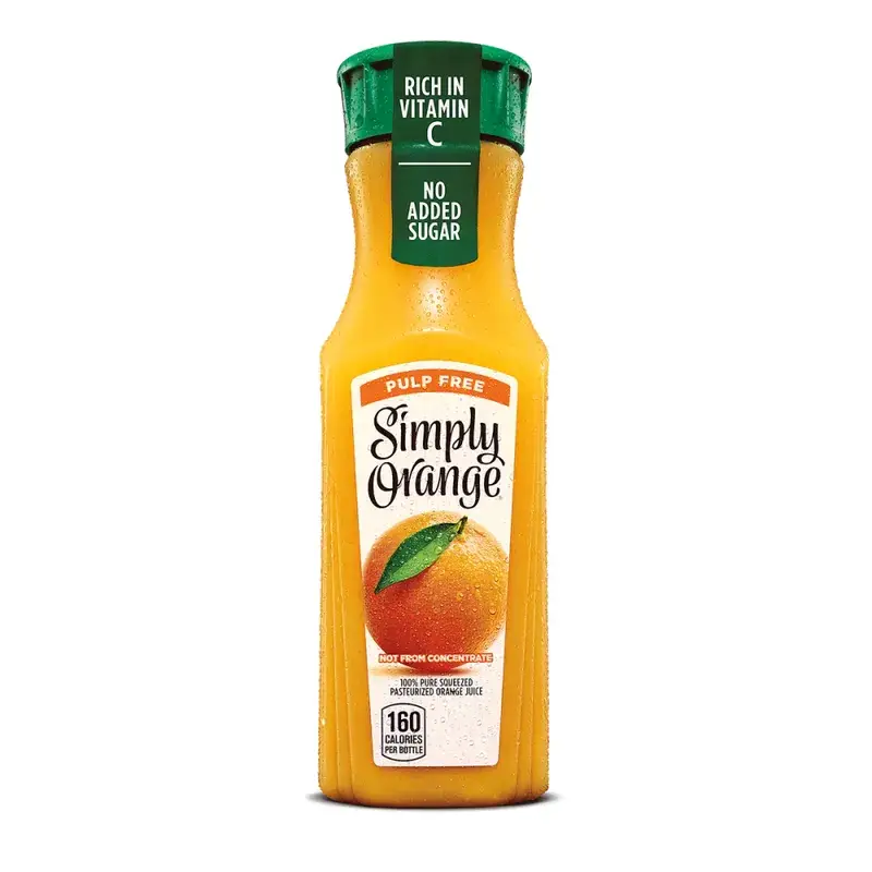 Simply Orange Juice from Burger King