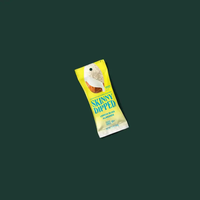 SkinnyDipped Lemon Bliss Almonds from Starbucks
