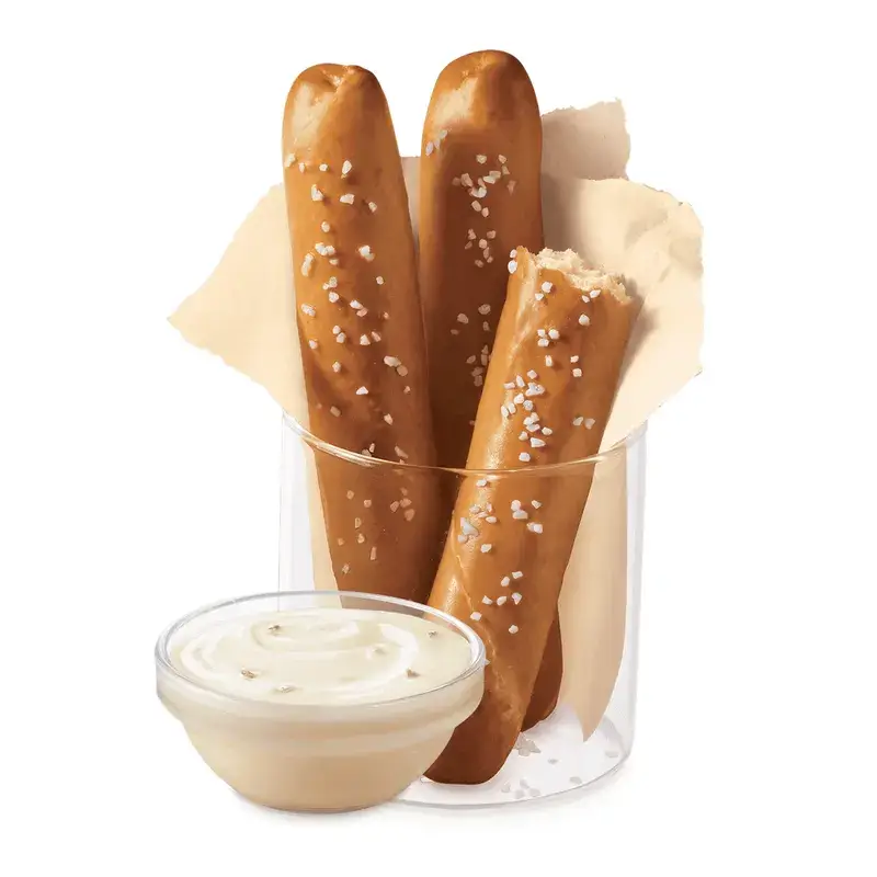 Soft Pretzel Sticks with Zesty Queso from Dairy Queen