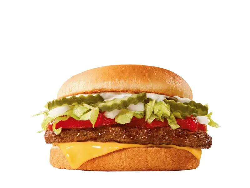 Sonic Cheeseburger with Ketchup & Mayo from Sonic