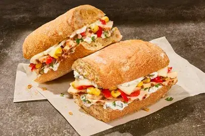 Spicy Fiesta Chicken on Ciabatta from Panera Bread