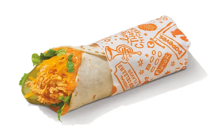 Spicy Tender Wrap from Popeyes