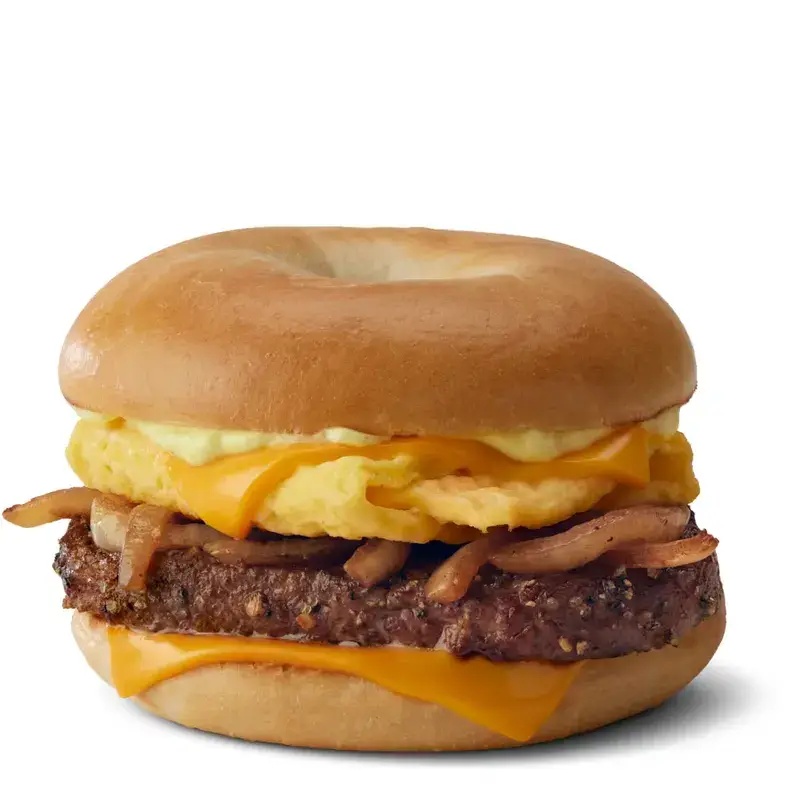 Steak, Egg & Cheese Bagel from McDonald’s