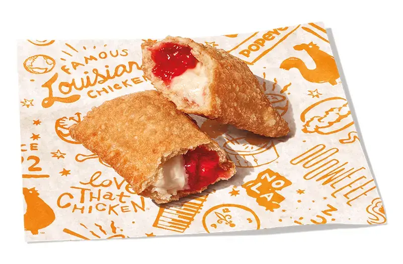 Strawberry & Cream Cheese Pie from Popeyes