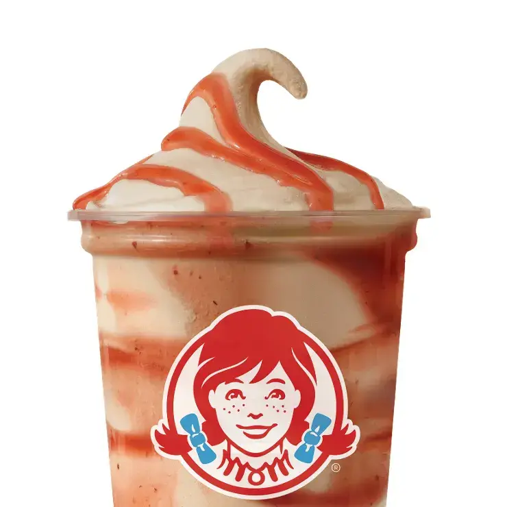 Strawberry Chocolate Frosty Swirl from Wendy's