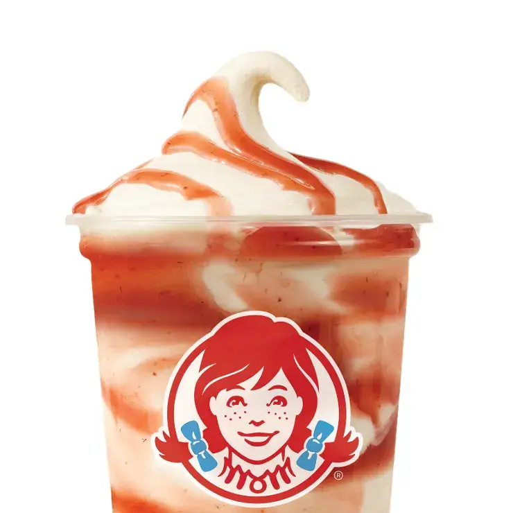 Strawberry Vanilla Frosty Swirl from Wendy's