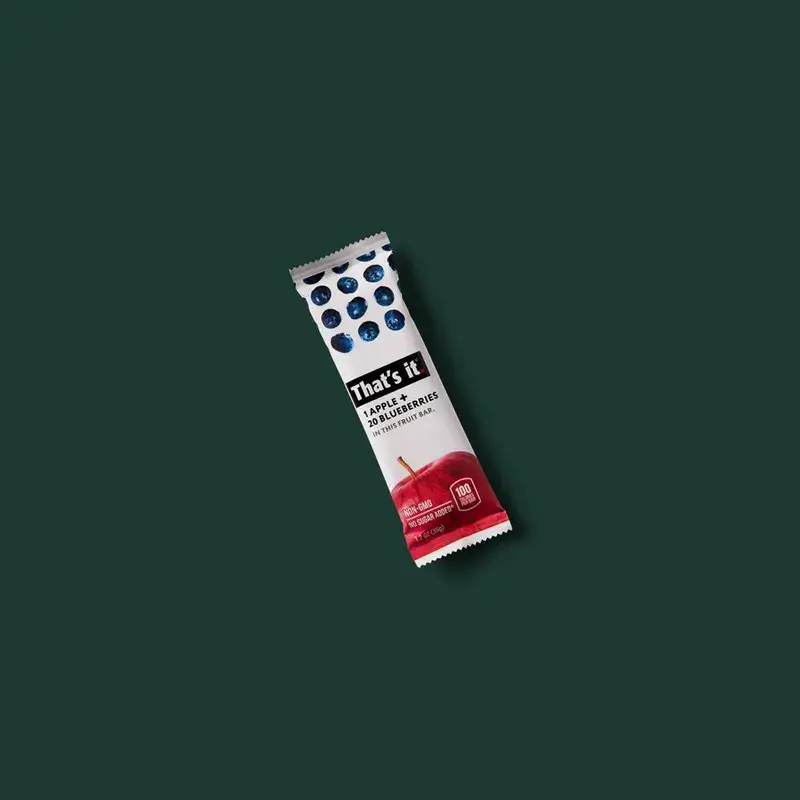 That's It – Apple + Blueberry Bar from Starbucks