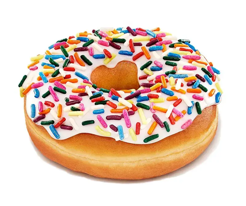 Vanilla Frosted Sprinkles Donut from Dunkin'